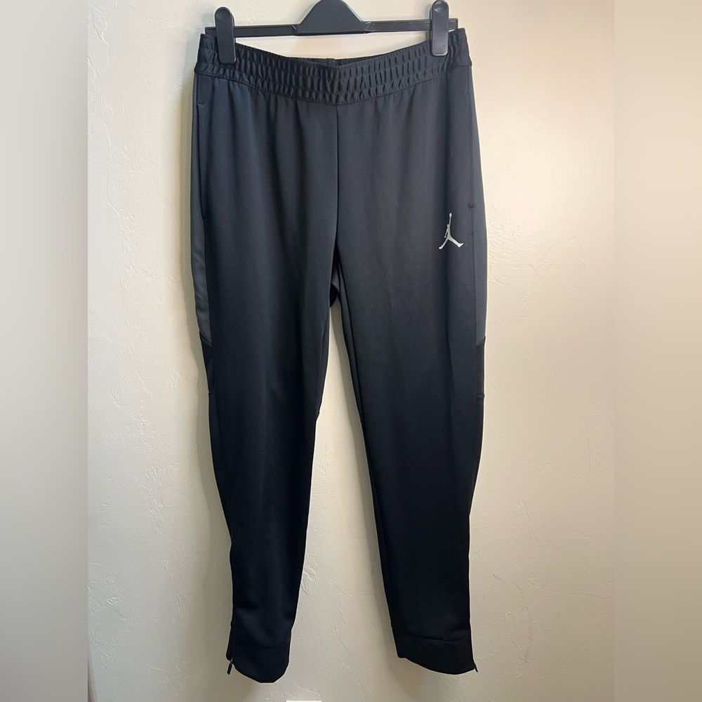 Jordan Women's‎ Black Track Pants with Logo medium
